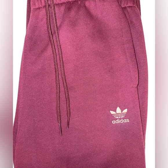 Adidas Jogger Sweatpants Size S Eggplant Color - Picture 3 of 4